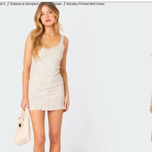 Edikted Kensley Printed Mini Dress